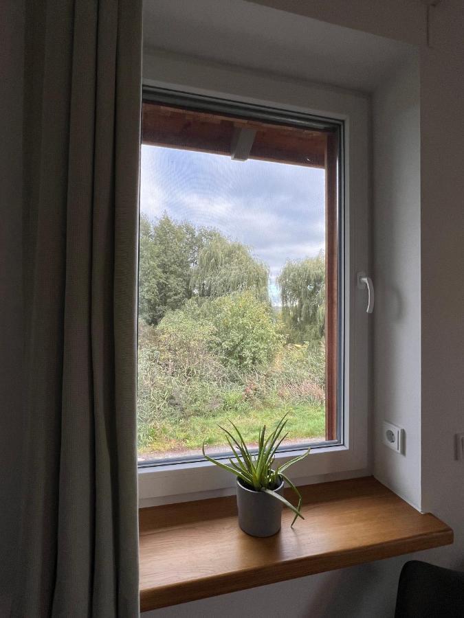 Ferienhaus Auszeit Mit Sauna Schwarz Екстериор снимка