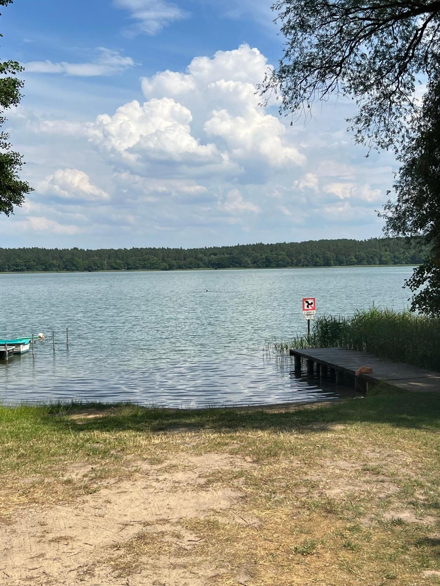Ferienhaus Auszeit Mit Sauna Schwarz Екстериор снимка